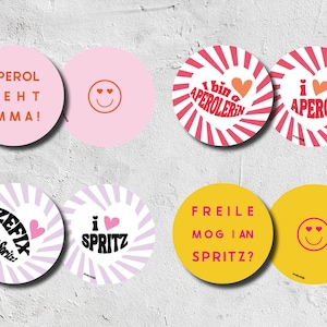 Bierdeckel Set 4er | Aperolliebe | Bierdeckelpappe | Untersetzer | Bayrisches Geschenk | Mitbringsel Bayern | Bavaria
