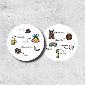 Bierdeckel Bayrischkurs| Bierfuizl | Bierdeckelpappe