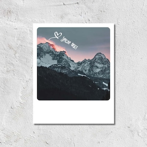 Postkarte Zugspitze | Spitze bist!