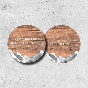 Bierdeckel Wahre Bergliebe| Bierfuizl | Bierdeckelpappe