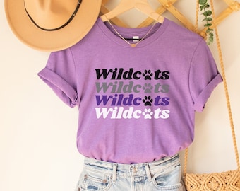 Wildcats Repeat Shirt, Wildcats Paw Shirt, Abilene Christian Shirt, Graduation Gift, Wildcats Tee