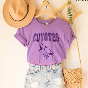Coyotes Shirt, Coyotes Collegiate Shirt, Coyotes Mascot Shirt, Coyotes Tee, Coyotes Graphic Tee, Coyotes School Spirit, Football Shirt, Anna