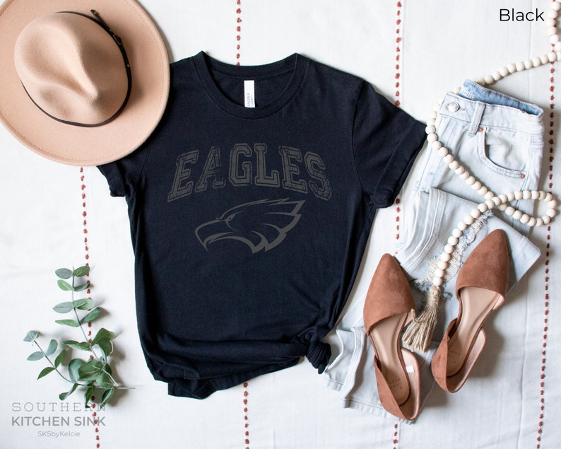 Eagles School Shirt, Barbers Hill School Shirt, Allen High School Shirt, Eagles Mascot Shirt, Eagles Logo Shirt, Eagles Game Day Shirt image 5