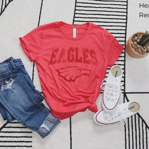 Eagles School Shirt, Barbers Hill School Shirt, Allen High School Shirt, Eagles Mascot Shirt, Eagles Logo Shirt, Eagles Game Day Shirt image 3