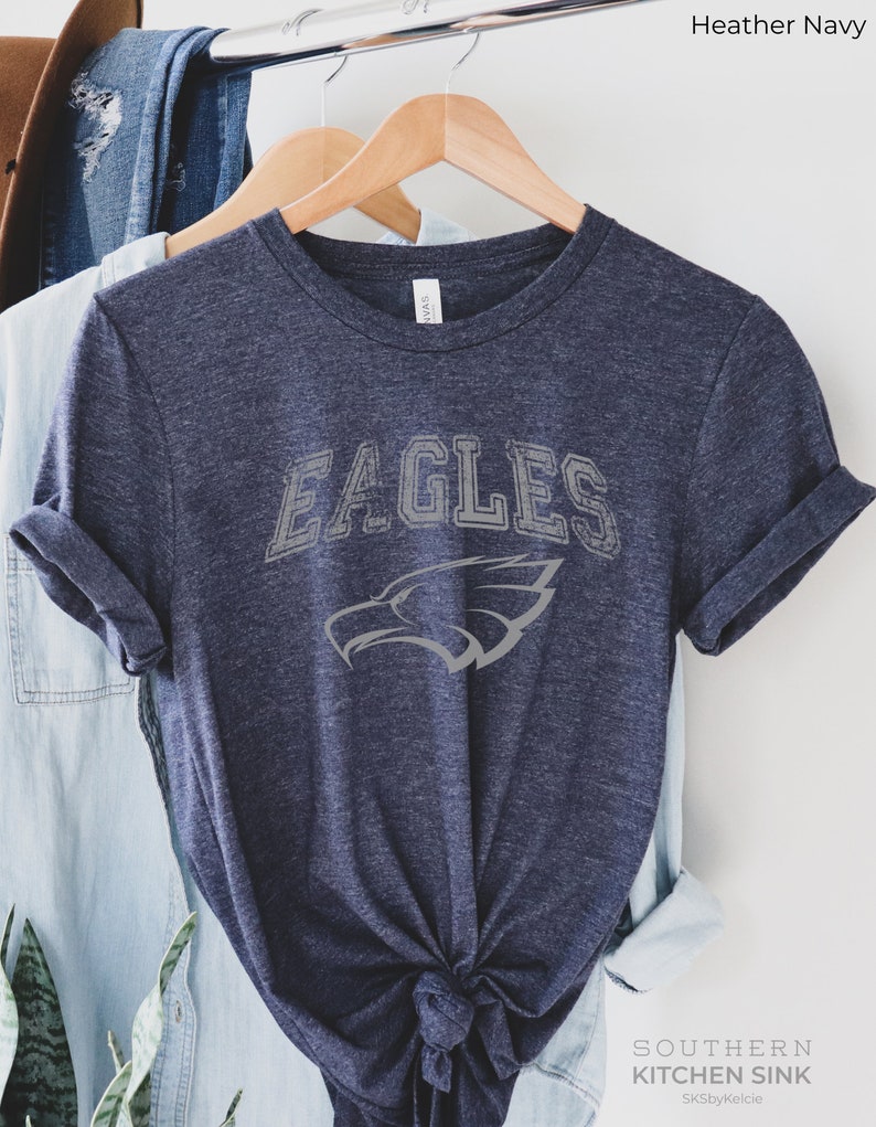 Eagles School Shirt, Barbers Hill School Shirt, Allen High School Shirt, Eagles Mascot Shirt, Eagles Logo Shirt, Eagles Game Day Shirt image 7
