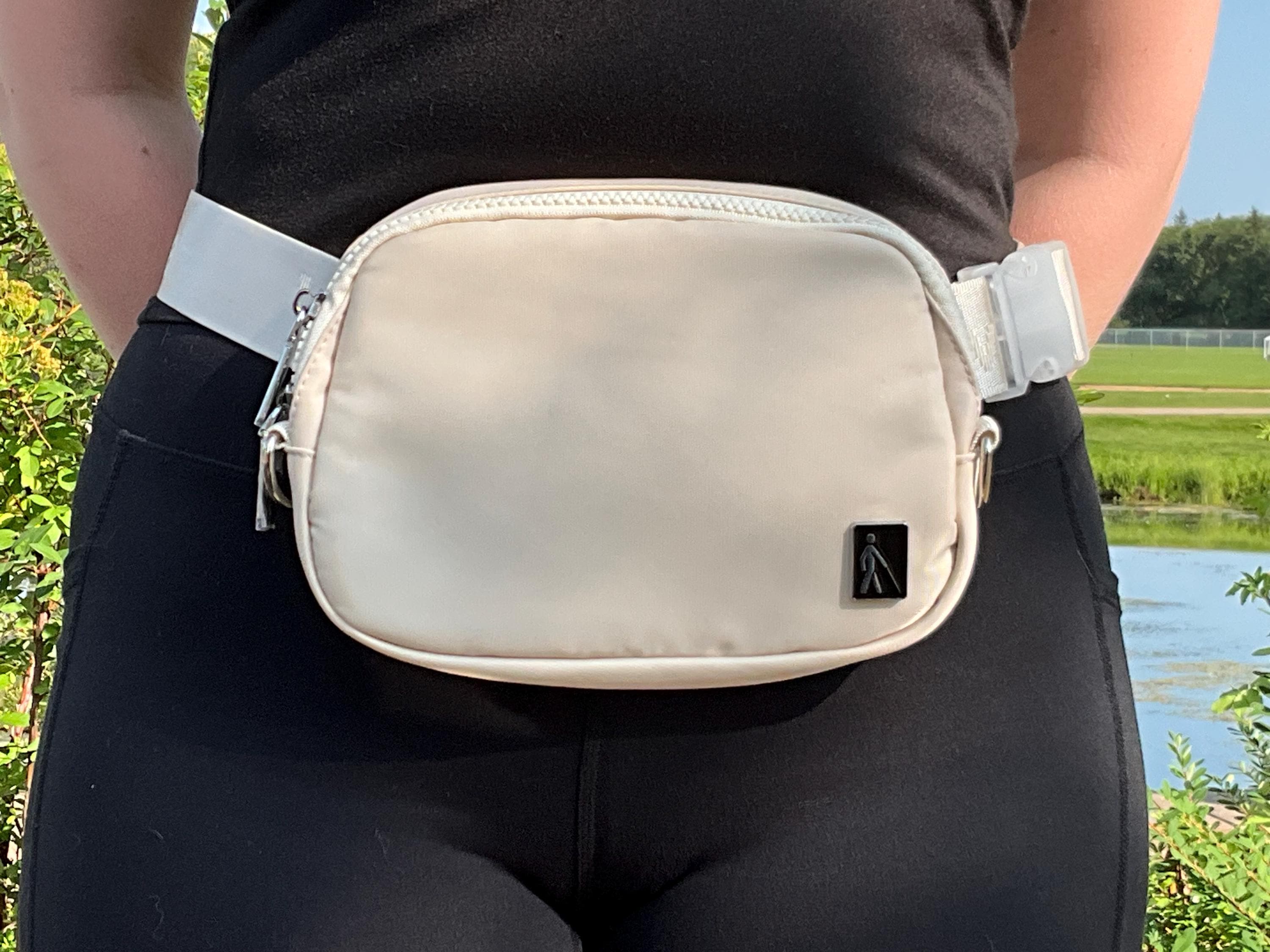 White Cane CrossBody Bag,Invisible Disability, Blind Spectrum, Blind Education, Blind Advocacy, Accessible Clothing