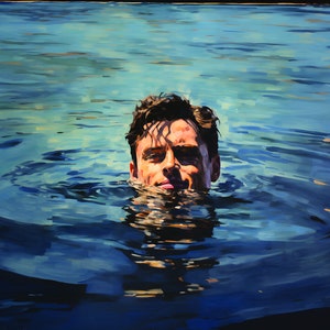 Impressionistic Painting, Gay art, Male painting, Male Portrait