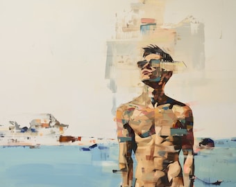 Pintura abstracta, Arte gay, Pintura masculina, Retrato masculino