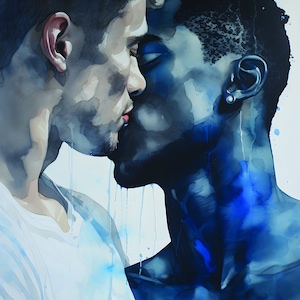 Abstract Painting, Gay art, Male painting, Male Portrait