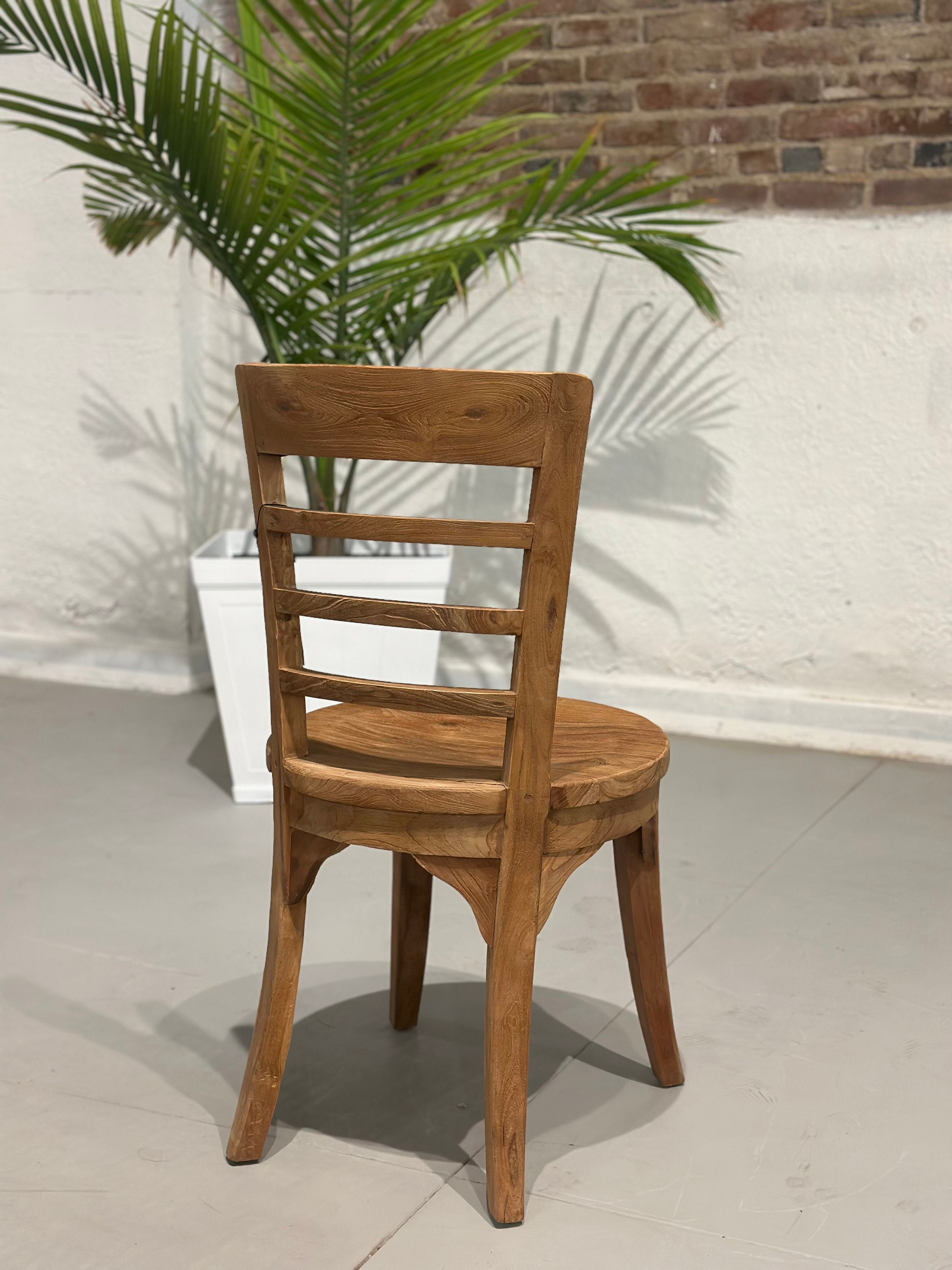 Nota Chair Danish Reclaimed Teak Wood Chair by Eclecteak Etsy