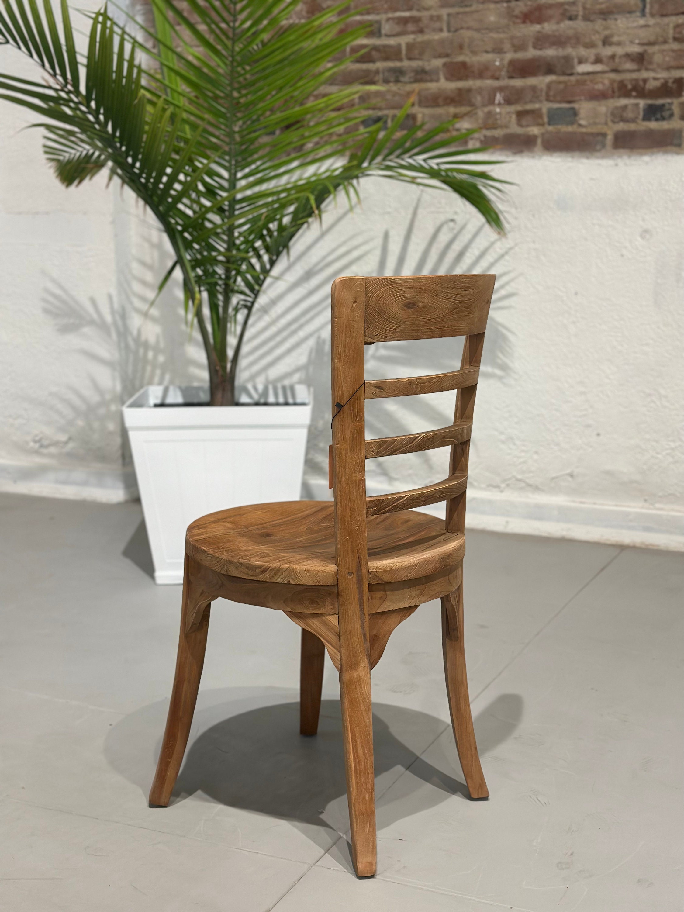 Nota Chair Danish Reclaimed Teak Wood Chair by Eclecteak Etsy