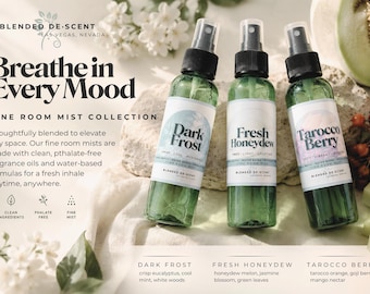 Fine Room Mist | Odor Eliminating Home Fragrance | Fresh, Cozy & Long-Lasting Scents