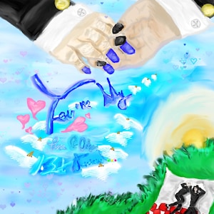 2X SET Gojo and Geto JJK Prints- &quot;Where Our Blue Is&quot;