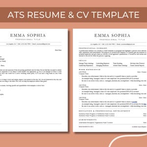ATS Friendly Resume Template