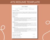 Modern Resume, ATS Friendly Resume, ATS Resume Template, Resume Template Word, Resume Template Google Docs, Google Docs Resume Template
