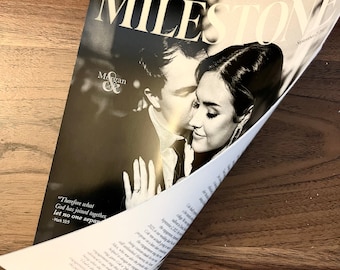 CERTIFICADO DE PRESENTE: Revista personalizada de 2 páginas para presente