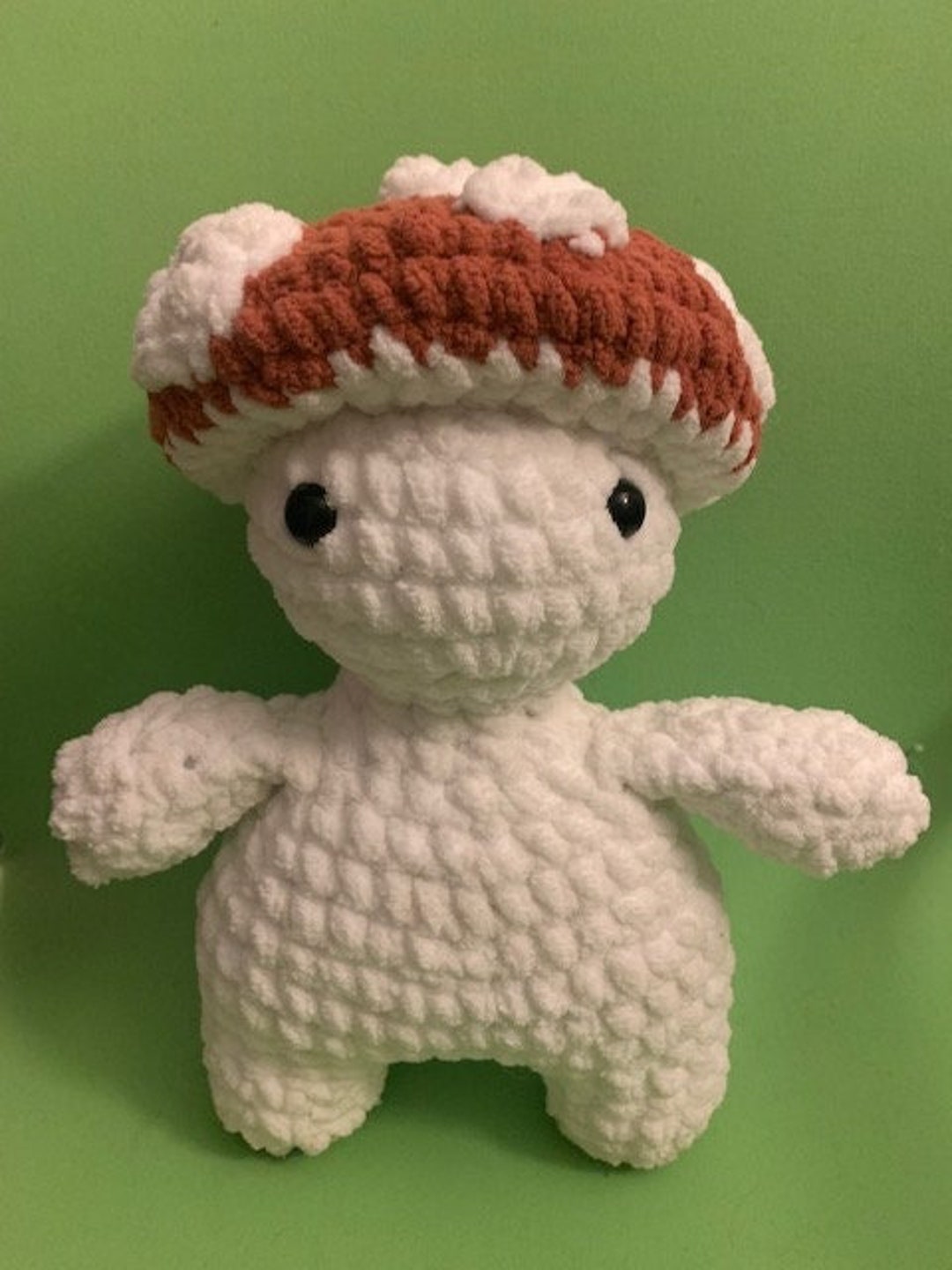 Crochet Plushie Mushroom Stuffed Animal Doll Etsy