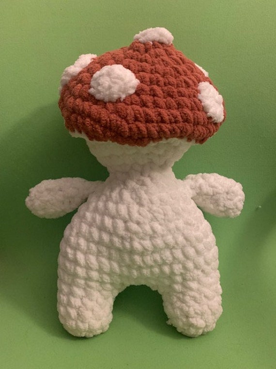 Crochet Plushie Mushroom Stuffed Animal Doll