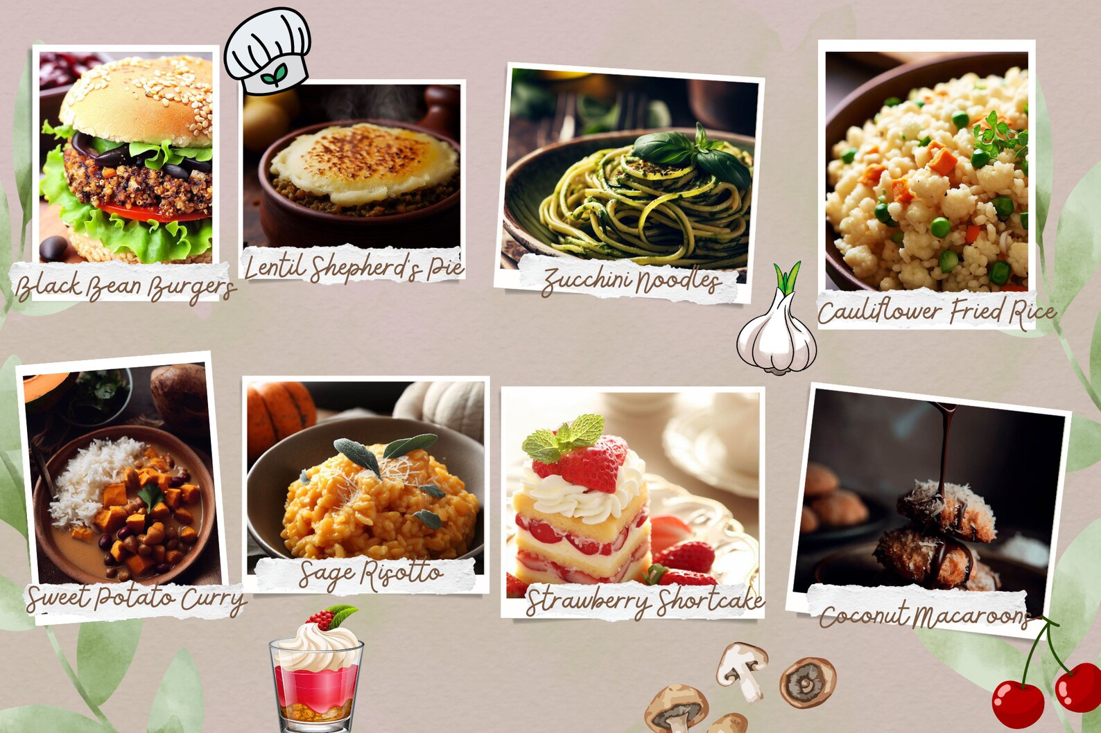 20 Healthy Vegetarian Recipes | Printable Recipe Ebook | Recipe Pack