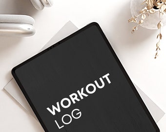Remarkable 2 Compatible 365 Days Workout Log & Fitness Planner (Black)