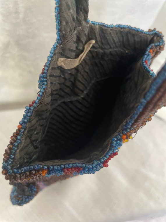 Antique beaded purse - image 9