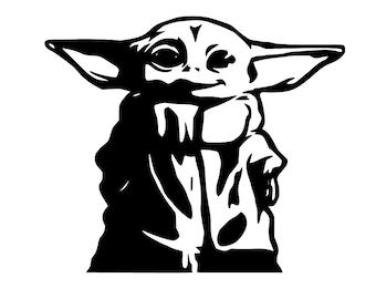 STAR WARS Baby yoda Grogu Sticker