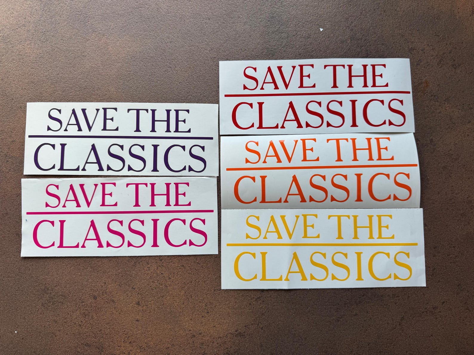 Save the Classics Vinyl Sticker | Oldtimer Car Decal - Etsy