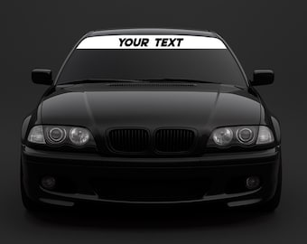 Scheiben Keil Auto Banner Aufkleber