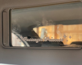 Passanger Princes Sticker for car guys