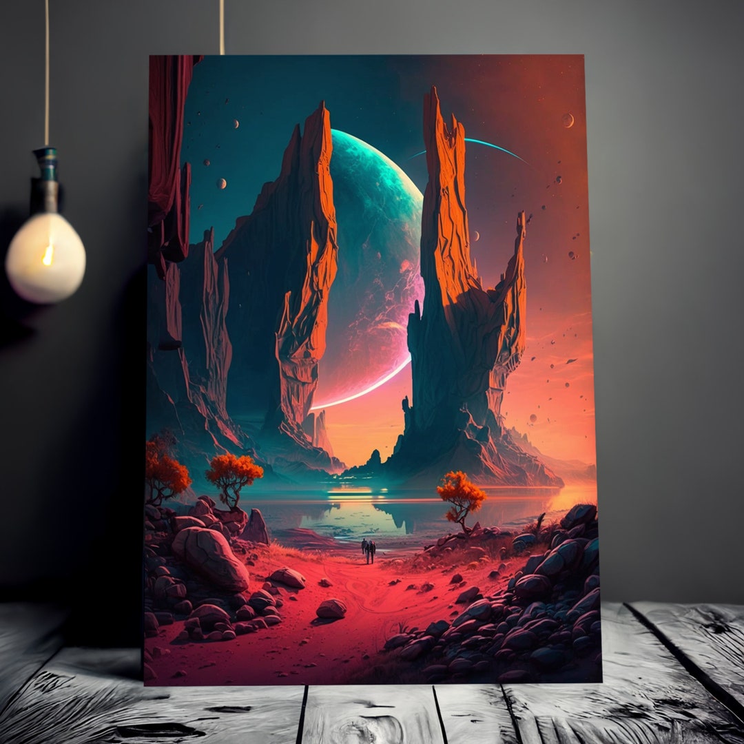 Digital Printable Colorful Art, Wall Art, Digital Art, Printable Art