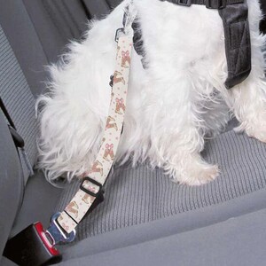 Cowgirl Pet Seat Belt, Adjustable Dog Safety Harness, Cat Car Restraint, Pet Car Accessories for Safe Travel