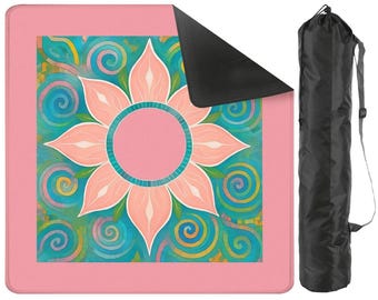 Pink Mahjong Mat, Unique Non-Slip Game Mat, Customizable Design for Game Night