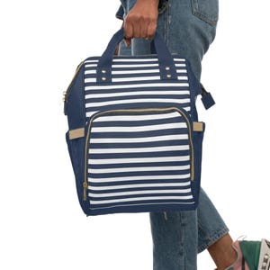 Dad Diaper Bag Backpack, Stylish Baby Shower Gift, Personalized Modern Diaper Bag for New Dads, Travel Ready