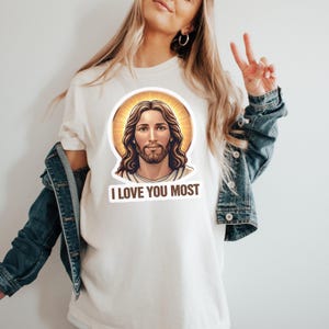 Jesus Shirt: Comfort Colors Christian Apparel, Faith Based Tee