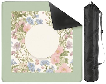 Floral Mahjong Play Mat