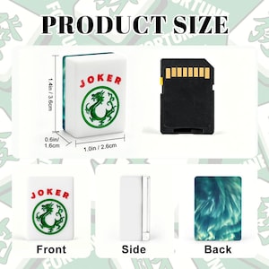Mahjong Tile Set Northern Lights Design, Aurora Borealis Mahjong Tiles with Jokers, Galaxy Mahjong Game Set with Case Gift image 3