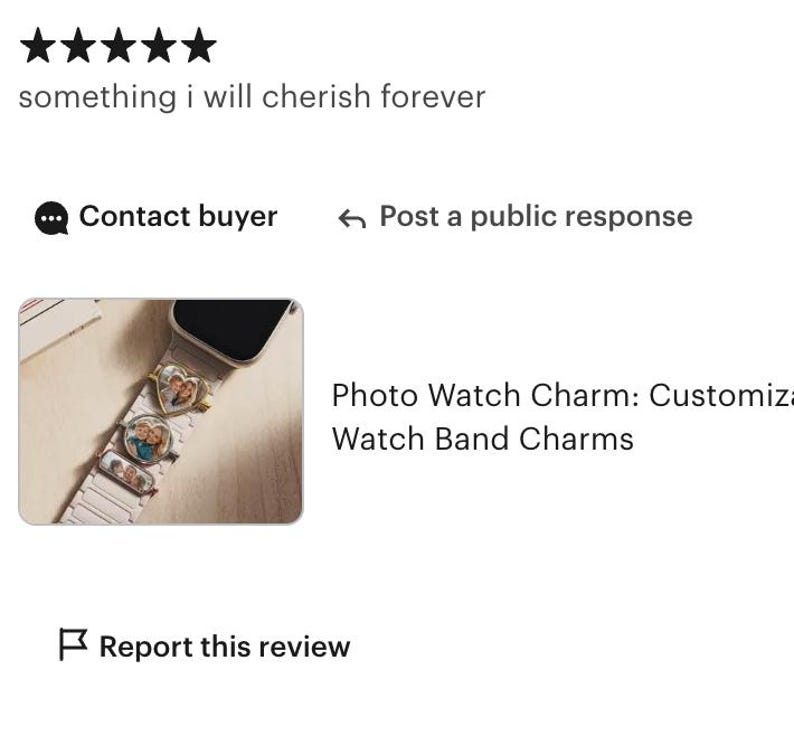 Photo Watch Charm: Customizable Keepsake Gift, Personalized Picture Watch Charm, Unique Watch Band Charms image 11