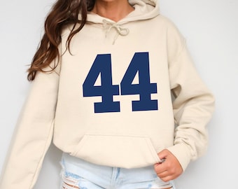 Personalized Jersey Number Hoodie: Custom Sports Fan Apparel