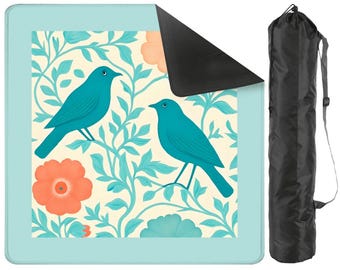 Floral Mahjong Mat, Stylish Game Mat for Enthusiasts