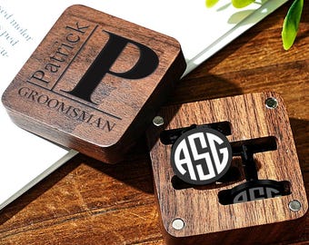Groomsman Cufflinks, Personalized Wedding Gift, Custom Engraved Cufflinks for Best Man, Unique Groomsmen Gifts