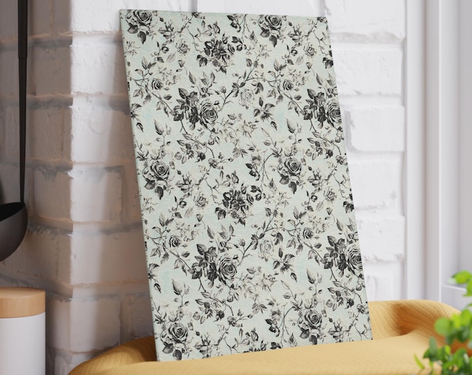Vintage Floral Glass Cutting Board, Elegant Kitchen Decor, Gift for Home Chefs, Mother's Day, Housewarming, Wedding