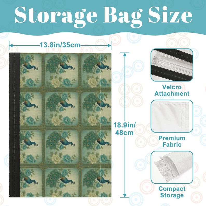 Peacock Mahjong Tile Racks with Pushers and Carry Bag, Elegant Peacock Mahjong, Acrylic Racks with Pushers, Mahjong Gift for Her image 5