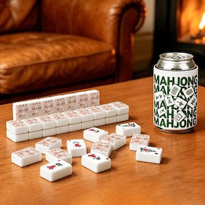 Halloween Mahjong Tiles | Halloween Mahjong Set | Ghost Pumpkin Bat Mahjong Tiles | Cute Spooky Mahjong Gift | Fall Mahjong Accessories image 8