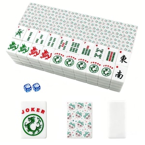Sugar Skull Mahjong Tiles | Pastel Halloween Mahjong Set | Cute Skull Bow Mahjong Tiles | Spooky Chic Mahjong Gift | Pink Gothic Mahjong image 2