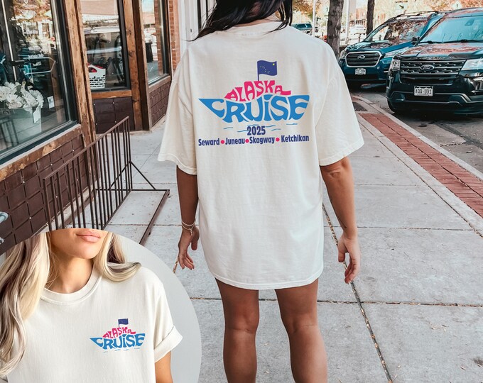 Alaska Cruise T-shirt, Vacation Tee, 2025 Custom Alaska Cruise TShirt, Family Matching Cruise Shirt, Group Cruise T Shirt, Alaskan Adventure