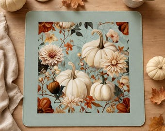 Fall Mahjong Mat – Autumn Game Table Cover | Seasonal Game Board Accessory for American Mah Jongg, Non-Slip & Durable Play Mat