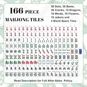 Jeu de tuiles de mahjong personnalisées Jeu de mahjong américain personnalisé, votre propre design ou photo, logo, cadeau de tuiles personnalisées image 5