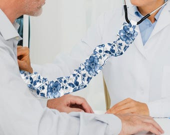 Floral Stethoscope Cover: Secure Button Closure, Medical Accessory