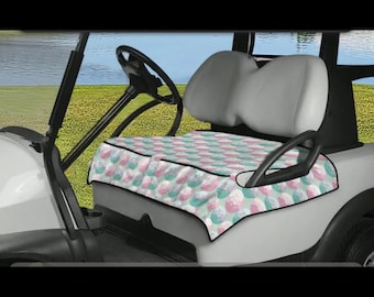 Housse de siège de voiturette de golf | Protecteur de siège de golf personnalisé, cadeau d'accessoires de golf durables