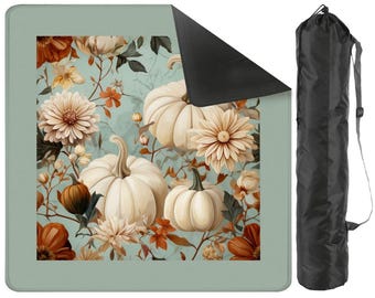 Fall Mahjong Mat – Autumn Game Table Cover | Seasonal Game Board Accessory for American Mah Jongg, Non-Slip & Durable Play Mat